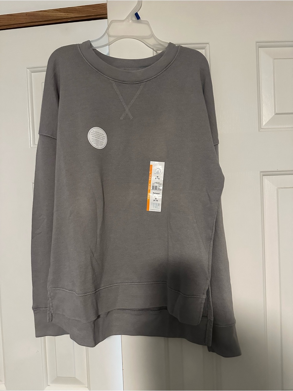 Gray Women's Crewneck Long Sleeve